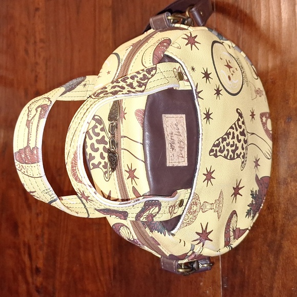 🍄 Mushroom/ouija board/crystal ball/chalice mystical round purse! - Picture 7 of 16